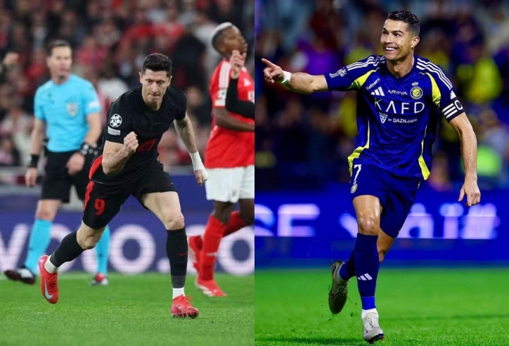 Lewandowski san phẳng kỷ lục của Ronaldo tại cúp C1