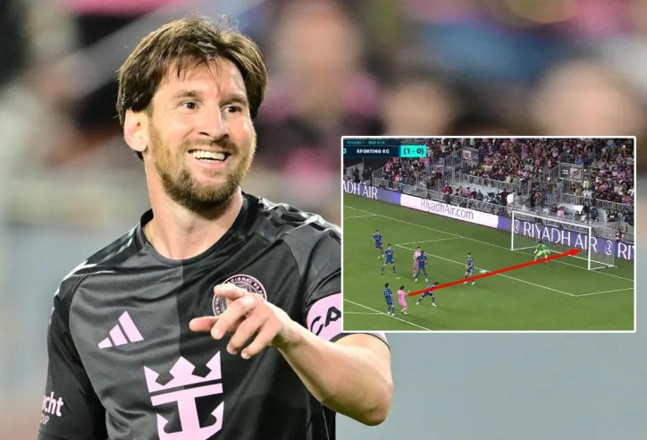 Video: Lionel Messi vô lê lập siêu phẩm cho Inter Miami