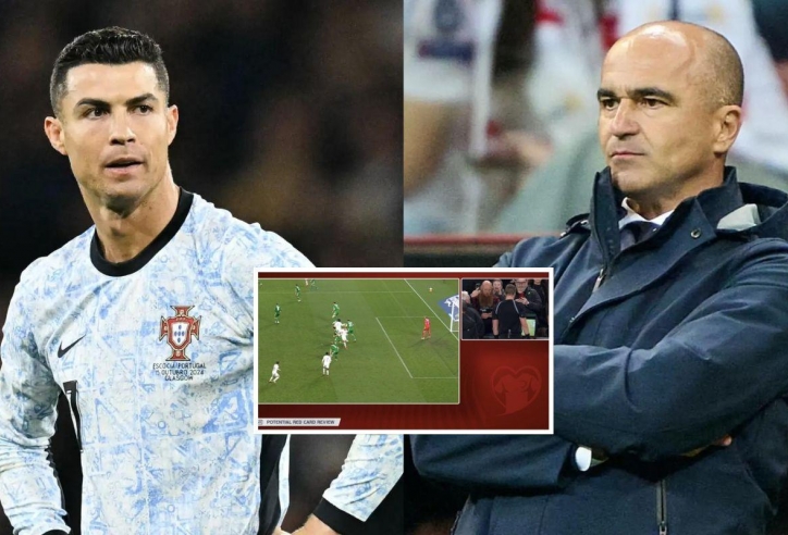 HLV Bồ Đào Nha: 'Ronaldo thật xui xẻo. Góc quay khiến mọi thứ tệ hơn thực tế'