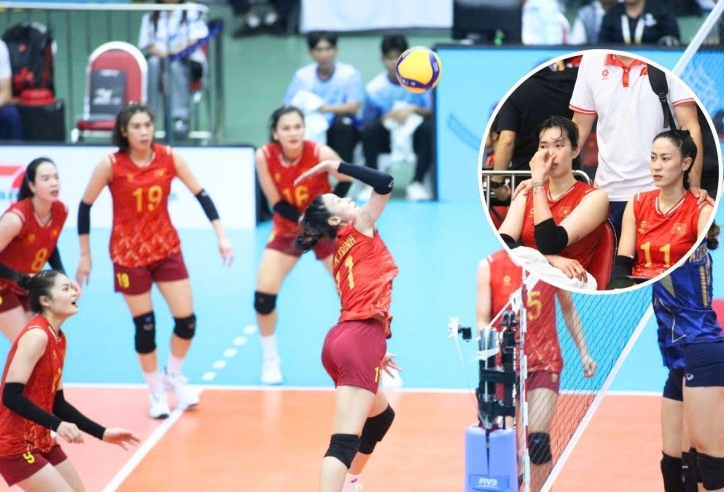 Những giọt nước mắt quả cảm của bóng chuyền nữ Việt Nam tại SEA Games 33
