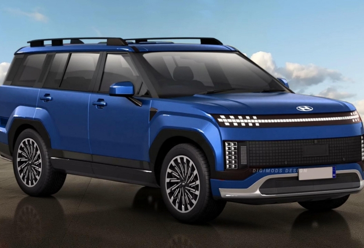 Hyundai Santa Fe 2027 lộ bản dựng với diện mạo bề thế, khác biệt với thế hệ hiện tại