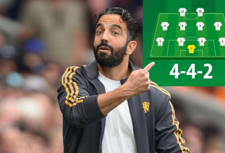 HLV Ruben Amorim: 'Man Utd có thể thắng nhiều hơn nếu đá 4-4-2'
