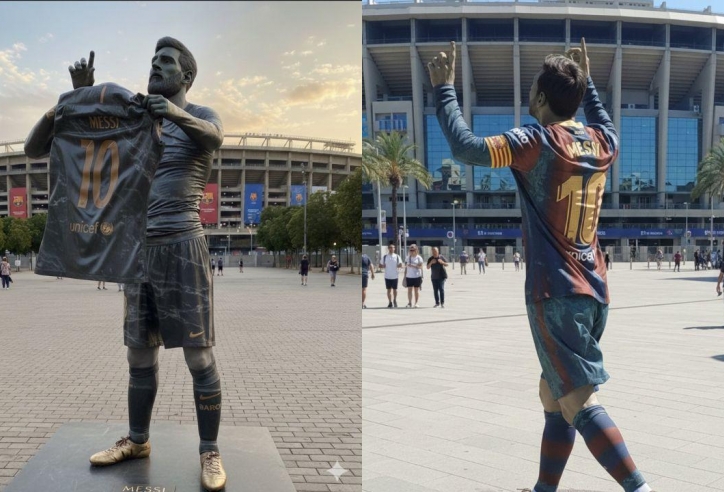 Barcelona lên kế hoạch dựng tượng Lionel Messi trước sân Camp Nou