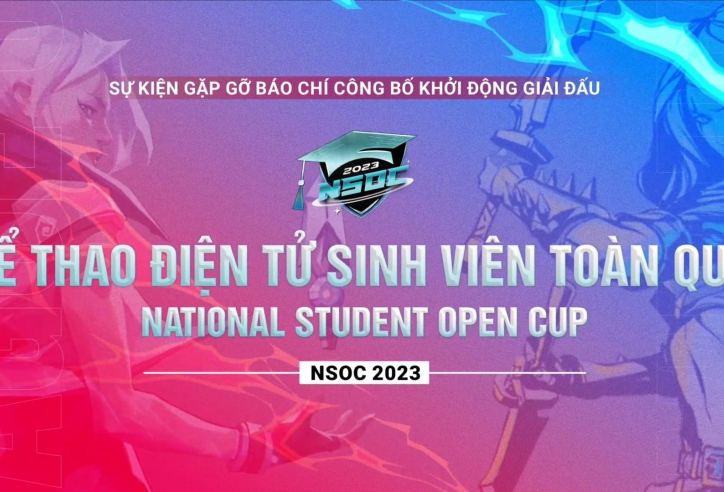 Tưng bừng lễ Khởi động giải đấu Thể thao điện tử Sinh viên Toàn quốc 2023