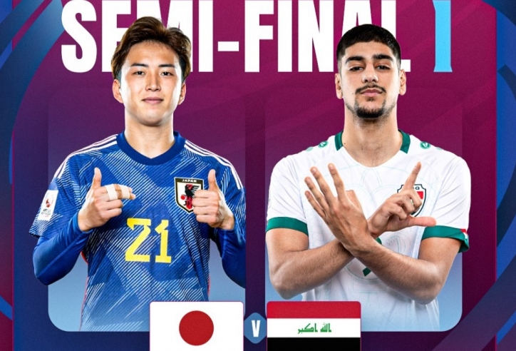 Trực tiếp U23 Iraq 0-1 U23 Nhật Bản: Thế trận 1 chiều
