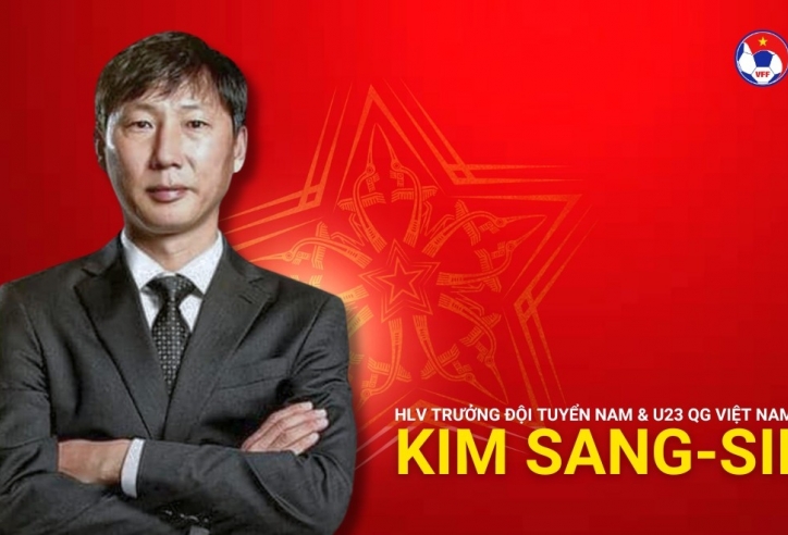 HLV Kim Sang-sik có 12 trợ lý tại ĐT Việt Nam