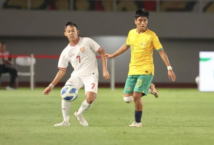 Trực tiếp U16 Indonesia 3-5 U16 Úc: Vỡ trận