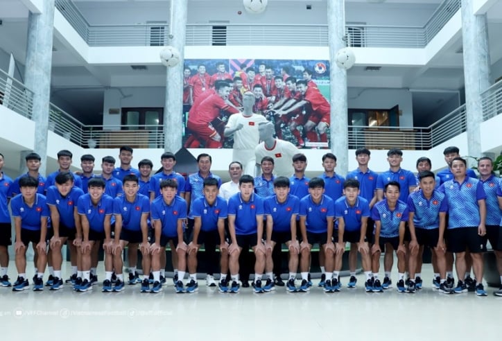 U20 Việt Nam nhận doping tinh thần trước giải AFC trên sân nhà