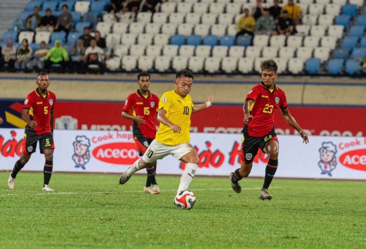 VIDEO: Đông Timor thắng tối thiểu ở lượt đi play-off AFF Cup