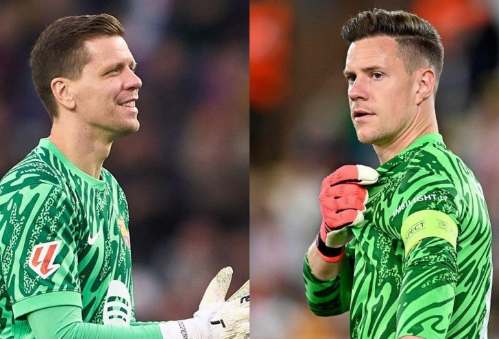 Không phải Ter Stegen, Szczesny vẫn là số 1 tại Barcelona