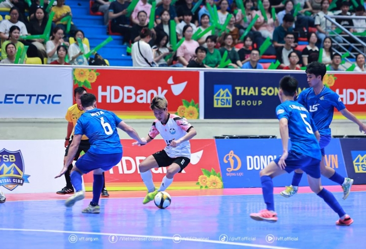 Kết quả lượt 5 giải futsal VĐQG: Thái Sơn Bắc áp sát ngôi đầu