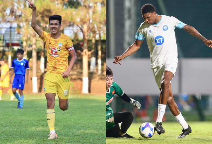 Cầu thủ cao nhất ĐT Việt Nam so tài tiền đạo cao nhất thế giới