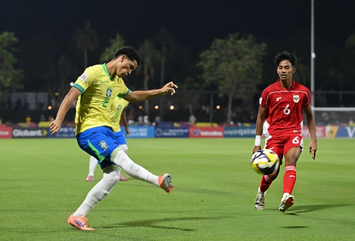 Trực tiếp U17 Brazil 4-0 U17 Indonesia: Áp đảo