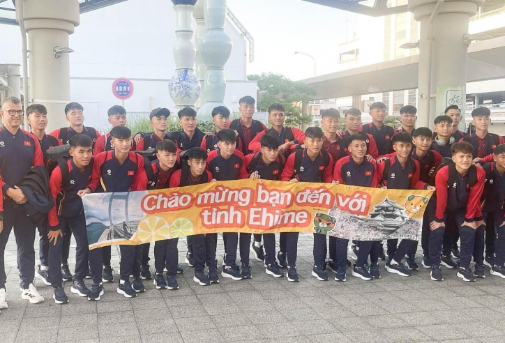 U17 Việt Nam có mặt ở Nhật Bản, sẵn sàng cho đợt tập huấn