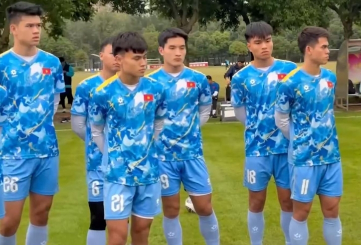 VIDEO: U22 Việt Nam trở lại tập luyện sau trận thắng Trung Quốc