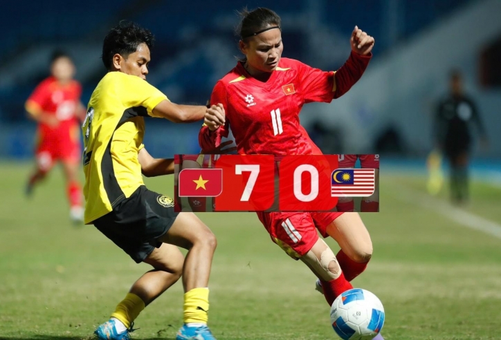 Thắng 7-0, Việt Nam khiến Malaysia thua trận đậm nhất lịch sử