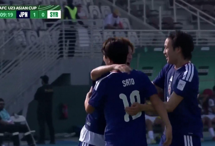 Trực tiếp U23 Nhật Bản 1-0 U23 Syria: Áp đảo