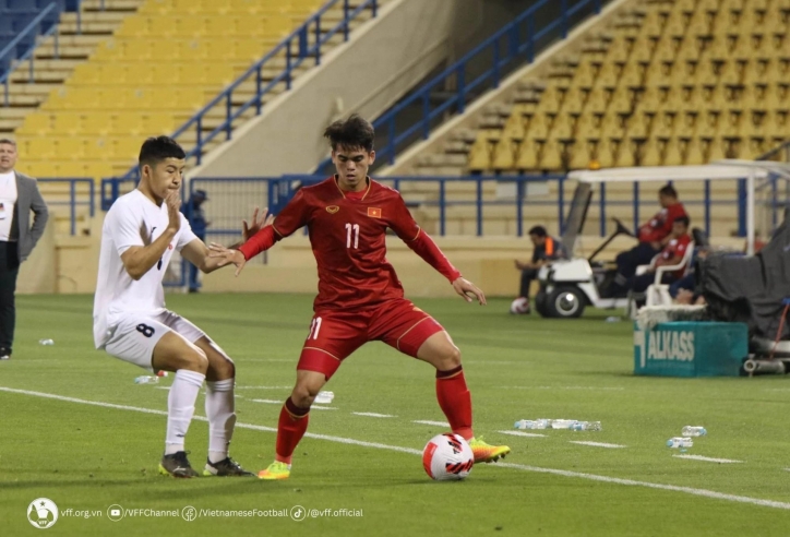 Trực tiếp U23 Việt Nam vs U23 Kyrgyzstan, 21h00 hôm nay 9/1