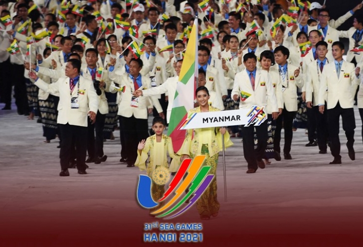 Đoàn thể thao Myanmar mang 250 VĐV đến Việt Nam dự SEA Games 31