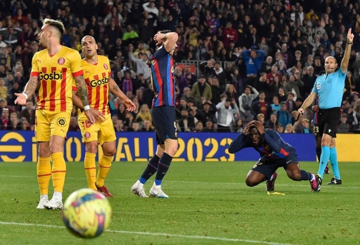 'Vô duyên' đến không ngờ, Barcelona chấp nhận chia điểm đầy đáng tiếc trước Girona