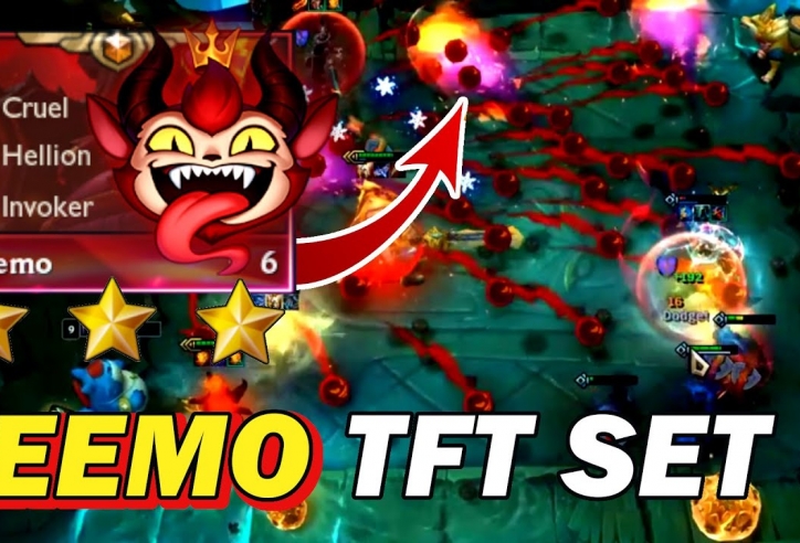VIDEO: Teemo 3 sao thể hiện sức mạnh quá khủng khiếp trong ĐTCL mùa 5