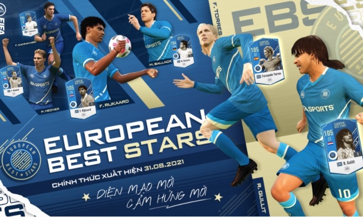 FIFA Online 4 ra mắt thẻ cầu thủ European Best Stars (EBS)