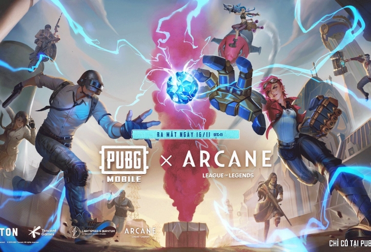 PUBG Mobile hợp tác cùng Riot Games mang thế giới Arcane đến Erangel.