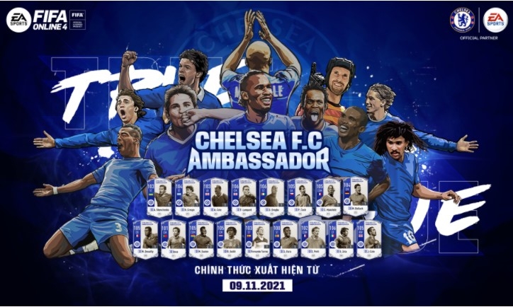 FIFA Online 4 ra mắt mùa thẻ Chelsea FC Ambassador dành riêng cho fan của The Blues