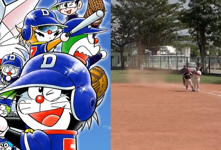 Độc lạ SEA Games 33: Đội tuyển bóng chày Việt Nam bị cho là dùng 'bảo bối Doraemon' khi đấu với Singapore