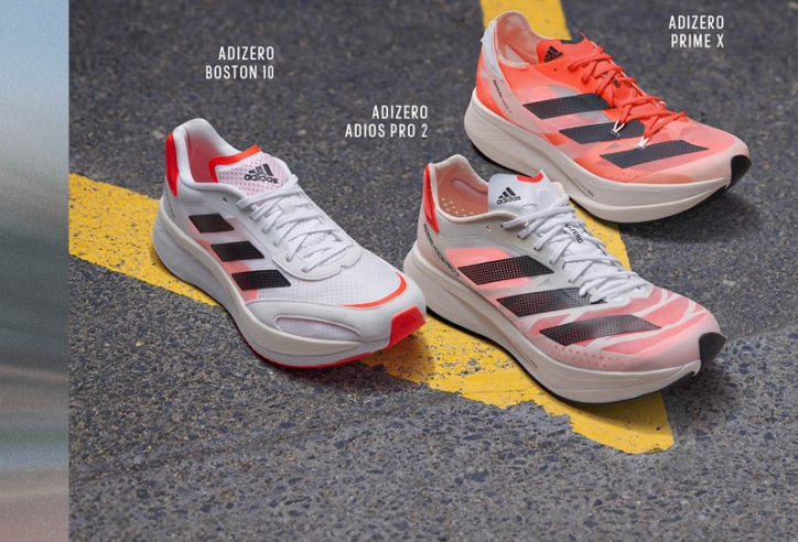 adidas chinh phục tốc độ bằng thế hệ siêu giày chạy Adizero mới