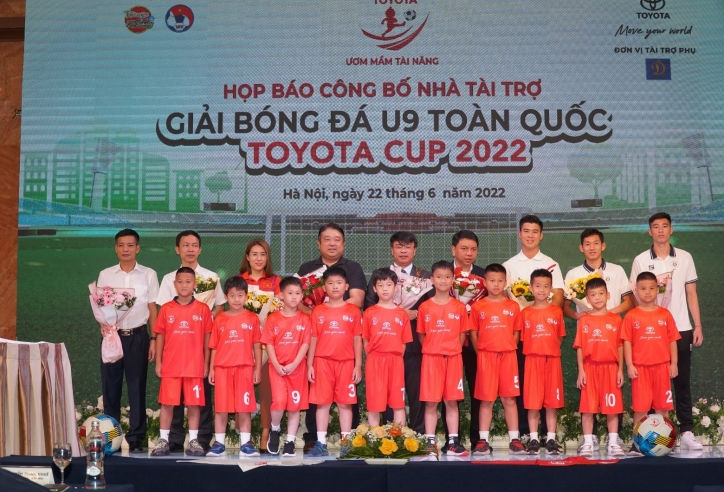 U9 toàn quốc Toyota Cup 2022 chung tay phát triển tài năng bóng đá nước nhà