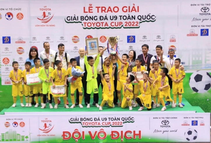 Sông Lam Nghệ An vô địch Giải bóng đá U9 toàn quốc Toyota Cup 2022