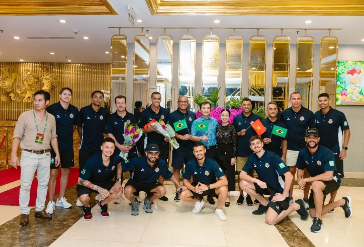 Dàn sao bóng đá Brazil Việt Nam chọn chuỗi khách sạn của tập đoàn Hoà Bình là nơi lưu trú cho các siêu sao