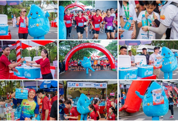 Satori Việt Nam “phủ mát” giải chạy gây quỹ tại làng đại học thu hút hơn 3.000 vận động viên tham dự