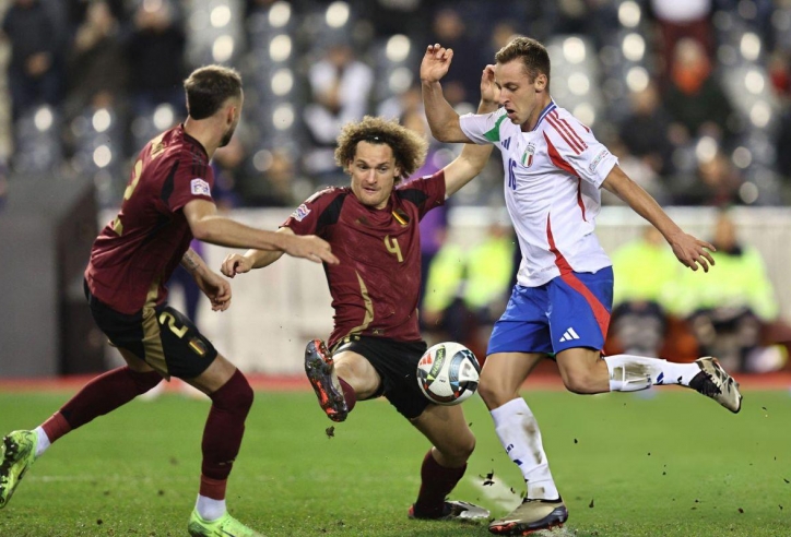 Đôi công hấp dẫn, Ý thắng kịch tính Bỉ tại Nations League