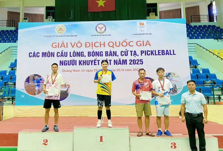 “Dương Quá” của cầu lông Việt Nam – Văn Anh Tuấn lập cú đúp HCV tại Giải Vô địch Quốc gia 2025