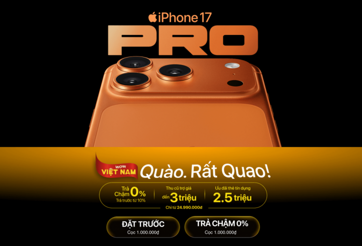 iPhone 17 Pro Max cháy hàng tại Việt Nam chỉ sau vài phút mở bán