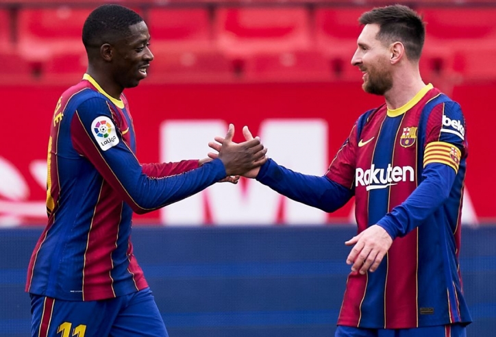 'Ousmane Dembele giỏi hơn Messi'