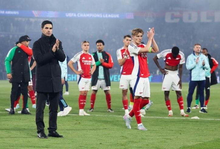 Arsenal nhận tin vui lớn dù bị PSG loại khỏi Champions League