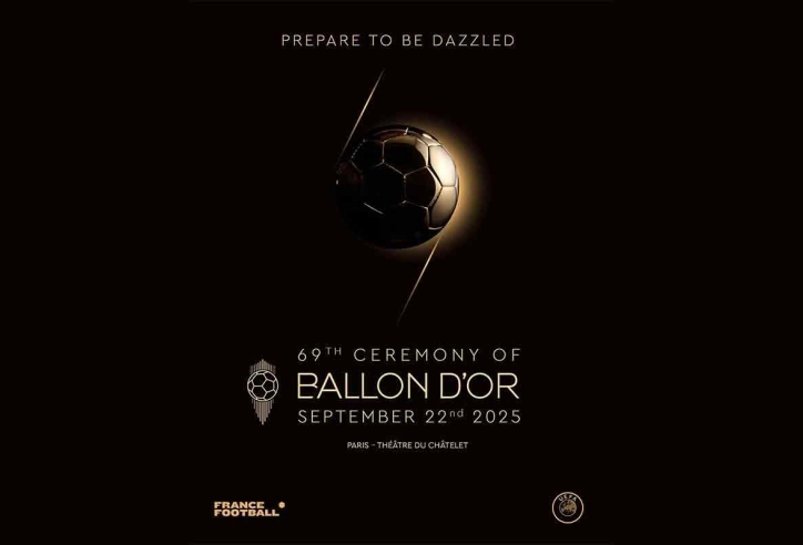 Chính thức: Ấn định ngày diễn ra lễ trao giải Ballon D’or 2025