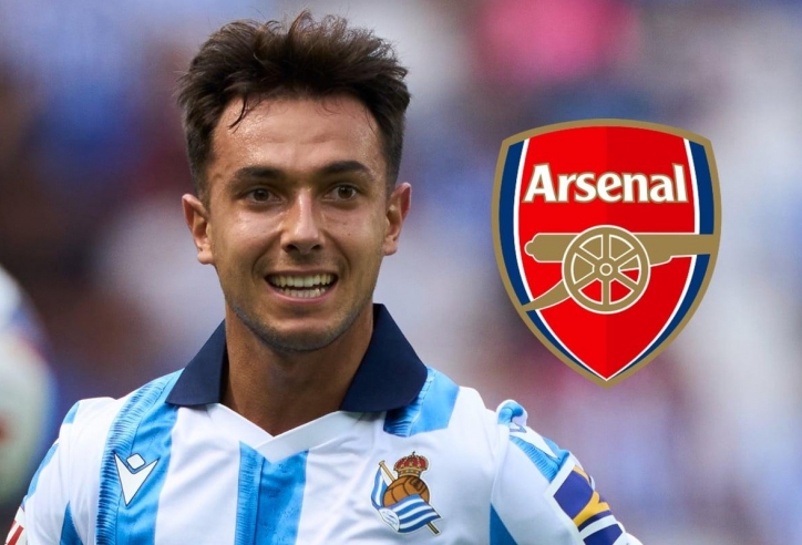 Arsenal hoàn thành mọi thủ tục chiêu mộ Zubimendi