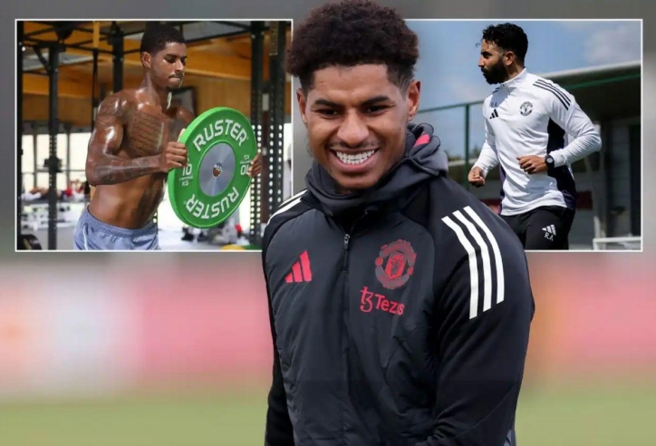 Bị đào thải, Rashford vẫn trở lại MU luyện tập
