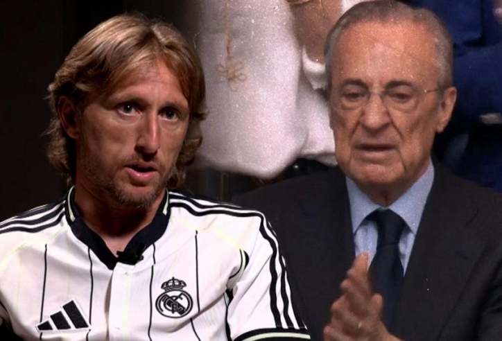 Chủ tịch Florentino Perez khóc nghẹn ngày chia tay Luka Modric