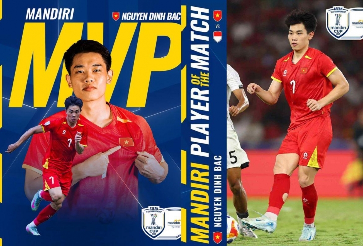 Đình Bắc nhận cú đúp giải thưởng tại chung kết U23 Đông Nam Á 2025