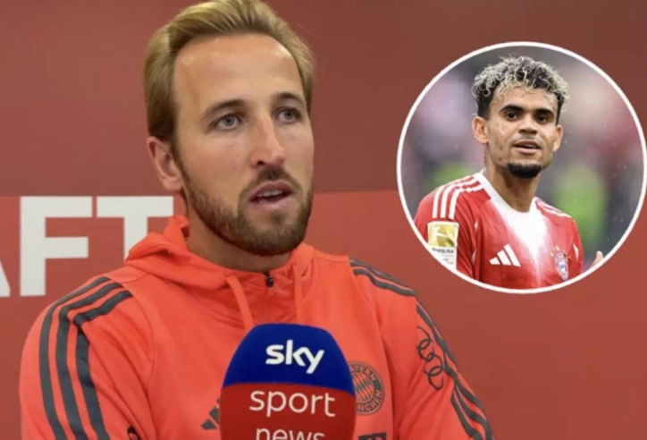 Harry Kane chỉ thẳng 'rào cản' của Luis Diaz ở Bayern