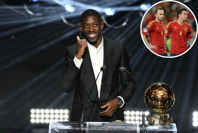 Dembele thành công hơn cả Xavi, Iniesta hay Mbappe