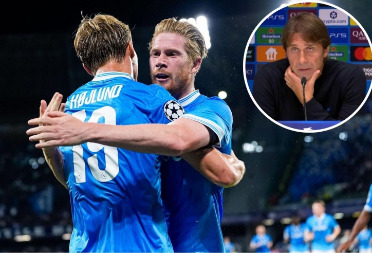 Conte bất ngờ thừa nhận Napoli 'sai lầm lớn' với De Bruyne và Hojlund