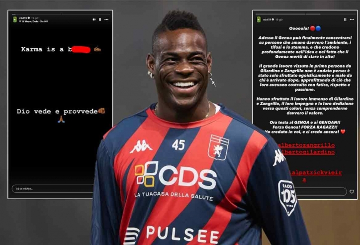 Balotelli bất ngờ 'đá đểu' huyền thoại Arsenal