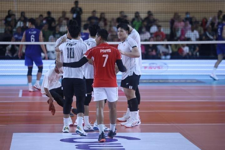 Bóng chuyền nam Indonesia đặt mục tiêu bảo vệ vàng tại SEA games 33