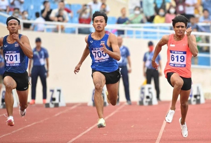 Các VĐV điền kinh nhắm đến kỷ lục dưới 10 giây nội dung 100m tại SEA games 33